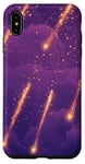 iPhone XS Max Celestial Falling Stars in Starry Night Sky Aesthetics Case