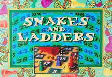 IDEAL : Snakes And Ladders Board Game **FREE UK SHIPPING**