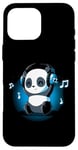 Coque pour iPhone 16 Pro Max Dj Panda Casque