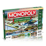 Winning Moves New Forest Monopoly Board Game, Pick up a Chance or a Community Chest, watch out for taxes, jail and bankruptcy and trade your way to success, makes a great gift for players aged 8 plus