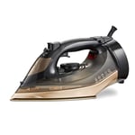 Tower T22022GLD Ceraglide 2800W 360 Cord Cordless Steam Iron Black and Gold