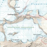 Calazo Høyfjellskart Jotunheimen Galdhøpiggen & Glittertinden 1:25 000