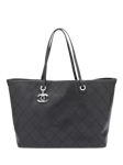 Pre-loved CHANEL 2014 On The Road Caviar Leather Tote Bag, Black