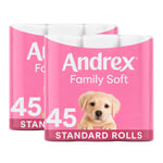 Andrex Toilet Rolls x90 2-Ply Gentle Clean or Ultra Clean Toilet Paper