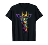 Giraffe Motif Animal Lover Forest Safari Nature Wildlife T-Shirt