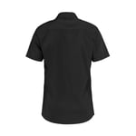 DerbyOfSweden Powell Comfort fit S/S skjorta - Black - 3XL-47/48