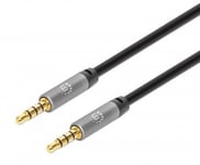 MANHATTAN MH Stereo Cable  Male/Male  3.5mm AUX  gold plated  3m