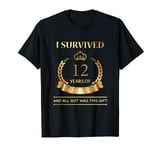 12 year Wedding Anniversary Gift ideas for Him, Her T-Shirt