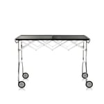 Kartell - Battista Folding Table Black - Oliver Löw - Svart - Metall