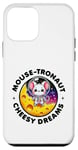 Coque pour iPhone 12 mini Souris Astronaute Cheesy Dreams Cute Kawaii Moon Space Graphic