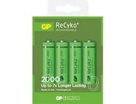 Batteri GP ReCyko AA 4st/fp