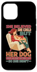 Coque pour iPhone 12/12 Pro She Could But Dog Asleep on Her Lap So She Didn't