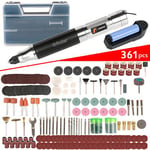 Perceuse électrique sans fil pour Dremel,stylo de gravure de travail de calcul,batterie au lithium,outil de coupe et de polissage à distance,mini perceuse sans fil - Type Set 1