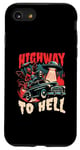 Coque pour iPhone SE (2020) / 7 / 8 Highway to Hell - Bold Urban Graffiti Esthétique