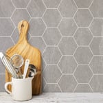 BERRYALLOC KITCHEN WALL NATURSKIFER HEXAGON SATIN FINISH