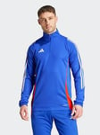 adidas Mens Tiro 24 Training Track Top -white/blue, White, Size M, Men