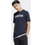 Adidas Adidas Essentials Single Jersey Linear Embroidered Logo Tee Urheilu LEGEND INK / WHITE