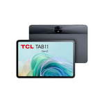 TCL Tab 11Gen 2 - Tablette Wi-FI Écran 10,95, FHDplus Octa-Core 12 Go RAM, 256 Go ROM Batterie 8000 mAh avec Charge Rapide 18 W, Android 14, Chargeur de Batterie Inclus, Gris