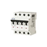 Disjoncteur Eaton Eaton Moeller 4P, 40A, pouvoir de coupure 6 kA, montage rail din ( Prix pour 1 )