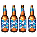 CASS Fresh Beer Korean Lager 330 ml 4.5% Alc/Vol (Pack of 4)