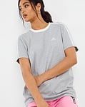 adidas 3 Stripe Boyfriend T-Shirt