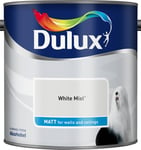 Dulux Matt Interior Walls & Ceilings Emulsion Paint 2.5L - White Mist