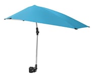 Sport-Brella Versa-Brella Parapluie réglable SPF 50+ avec pince universelle Aqua