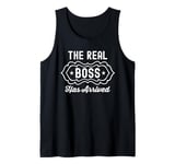 The Real Boss Has Arrived funny Empowering Boss coworker Tank Top