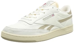 Reebok Homme Club C Revenge Vintage Basket, Craie Boulder Beige F23 Paperwhite, 41 EU