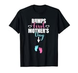 Pregnant Mom Bumps First Mother's day Funny Gift for women T-Shirt