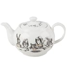 V&A Alice in Wonderland Mini Teapot in Gift Box, 450ml, White