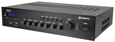 Adastra 953.223UK RM-series 100V 5CH Mixer-Amplifier w/ DAB+, BT, USB/SD | Black