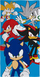 Sonic the Hedgehog Beach Towel Official Design Shadow Knuckles Tails