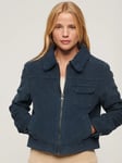 Superdry Cropped Sherpa Lined Cord Jacket