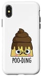 Coque pour iPhone X/XS Jeu de mots amusant Poo-ding