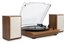 Victrola Montauk Turntable with Speakers - Oak