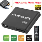 1080P HD  TV Media Player Center BOX USB AV MKV AVI MOV MP4 PAL NTSC YPbPr