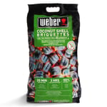 Briquette de charbon WEBER de briquettes 8kg de noix de coco