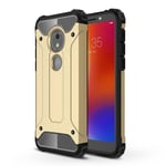 Motorola Moto E5 Play armor guard hybridfodral - Guld