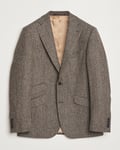 Walker Slater Edward Lambswool Pepita Blazer Brown