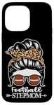 iPhone 14 Pro Max Football Stepmom Messy Bun Hair Football Player Stepmom Case