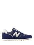 New Balance 373 Leather Blend Trainers, Navy