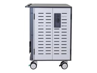 Ergotron Zip40 - Vogn (Kun Lading) - For 40 Nettbrett / Notebook-Er - Skjermstørrelse: Inntil 15,6" - Utgang: Ac 100-240 V