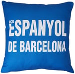 RCD Espanyol Maillot d’Entraînement Officiel du Club sans Manches Unisexe, Blanc Bleu, 0