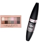 Maybelline New York Kit Regard Palette Maquillage  Blushed Nudes + Mascara Voluptuous
