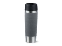 Emsa Travel Mug Classic Grande, Grå, Rostfritt Stål, Silikon, Rostfritt Stål, Polypropylen (Pp), 500 Ml, 8,3 Cm, 240 Mm