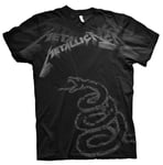 Metallica Black Album James Hetfield Rock Official Tee T-Shirt Mens Unisex