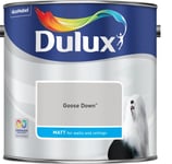 Dulux Matt Interior Walls & Ceilings Emulsion Paint 2.5L - Goose Down