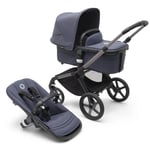 Bugaboo - Poussette Fox 5 complète - Graphite/Bleu Tonnerre