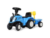 Jamara New Holland T7 Tractor, 1 År, 4 Hjul, Sort, Blå, Batterier Kreves